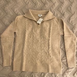 J.Crew sweater with zip